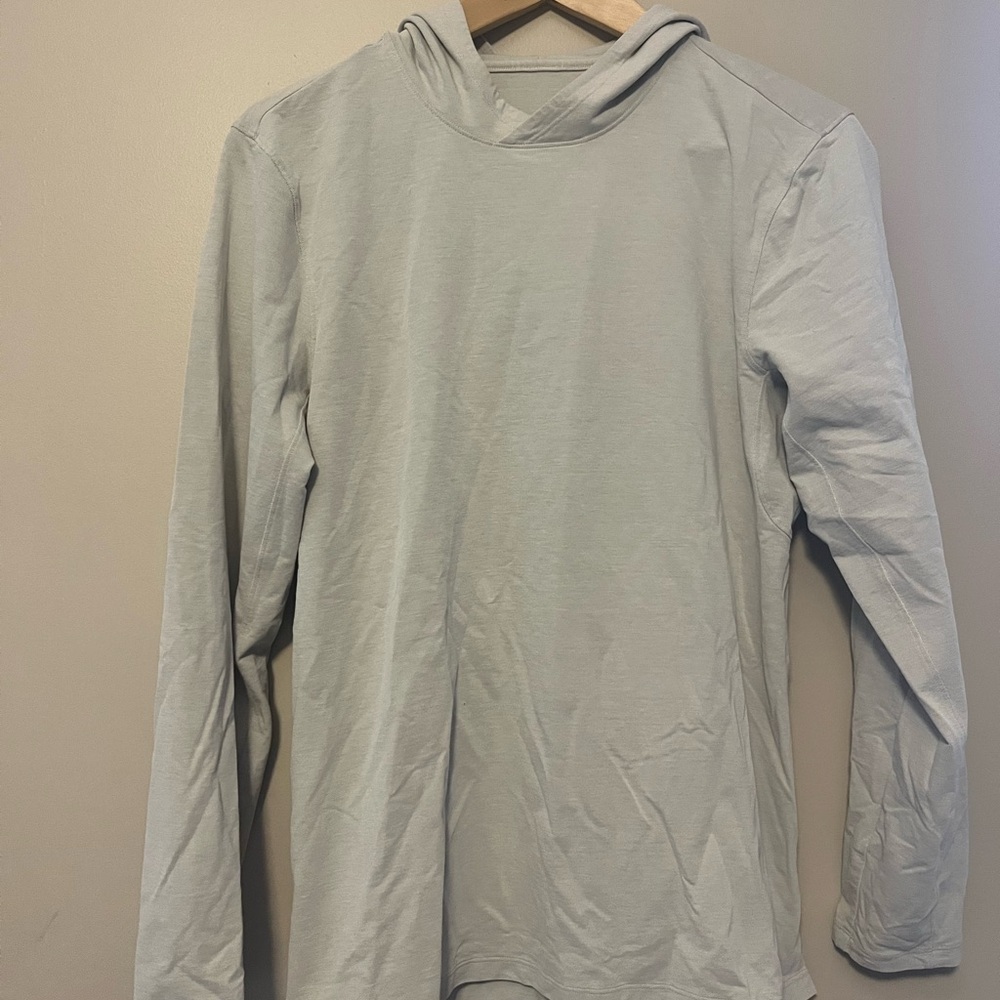 Men's Lululemon Light Gray Hoodie Shirt